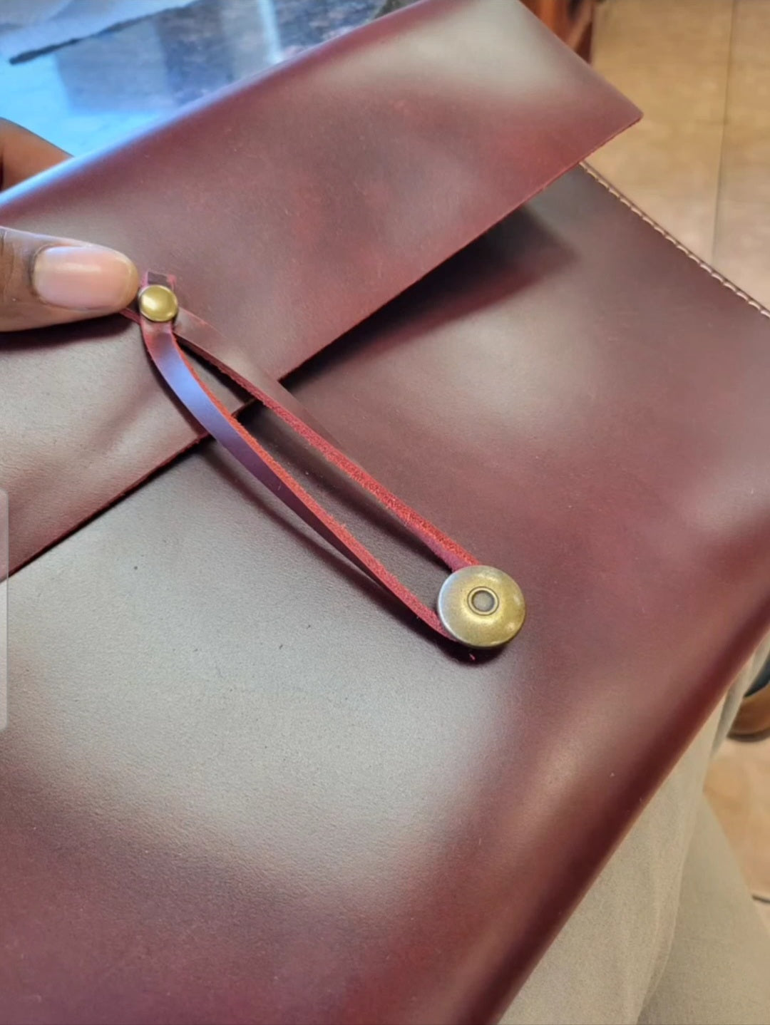 Leather folder/case
